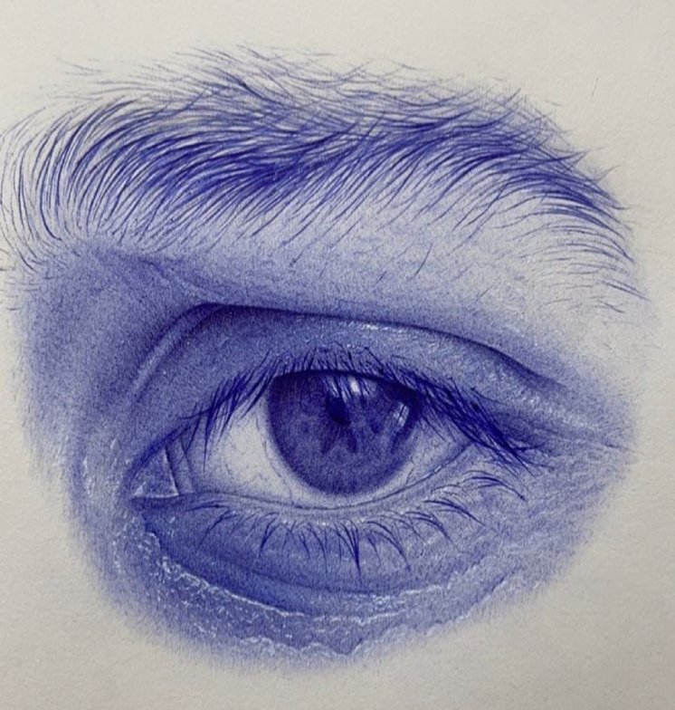 دورة رسم العيون بخامة الحبر